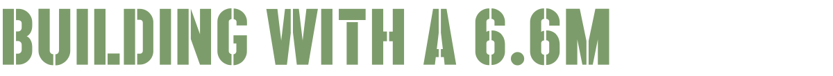 building with 6.6m